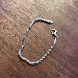 Silver Snake Chain Bracelet